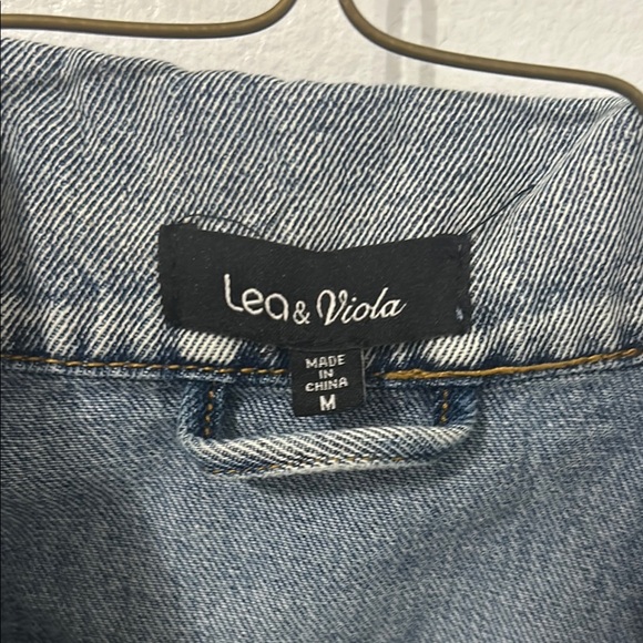 Dohble Lined Blue Denim Jacket - Picture 2 of 5